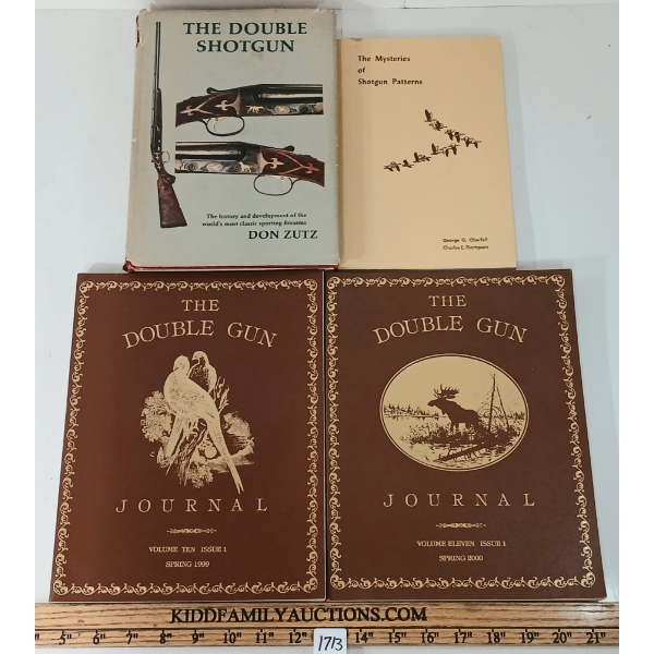 LOT OF 4 - "THE DOUBLE GUN JOURNAL", "THE DOUBLE SHOTGUN" & "THE MYSTERIES OF SHOTGUN PATTERNS"
