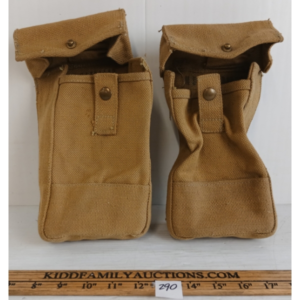 LOT OF 2 - 1943 CDN MS & U LTD UNIVERSAL POUCHES
