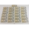 Image 1 : LOT OF 25 - 1973 CDN $1 BANKNOTES