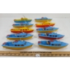 Image 1 : LOT OF 10 - THOMAS PLASTIC TOY BOATS