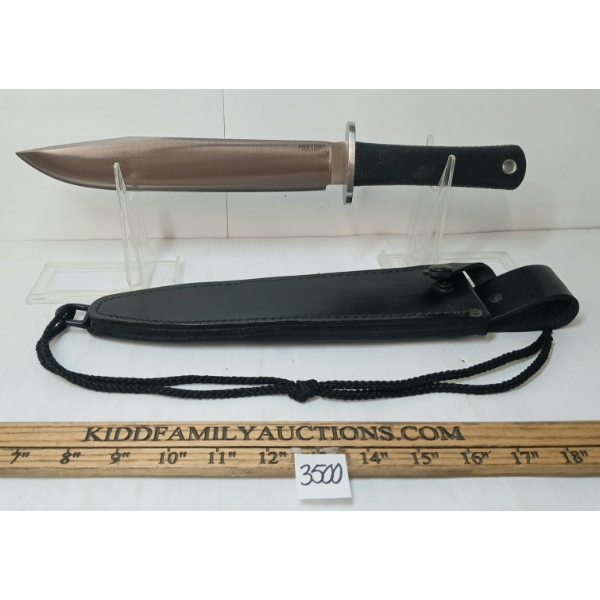 COLD STEEL SAN MAI III TRAIL MASTER W/ LEATHER SHEATH
