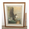 BALD EAGLE BY CHRISTINE MARSHALL (PRS CDN ARTIST) - FRAMED PRINT