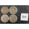 Image 1 : LOT OF 4 - 1943 CDN 50 CENT SILVER COINS