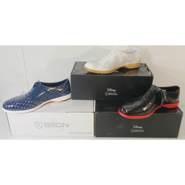 LOT OF 3 - BIION SHOES - FT THE LUX & DISNEY STYLES