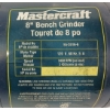 Image 2 : MASTERCRAFT 8IN BENCH GRINDER