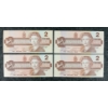 Image 6 : LOT OF 15 - 1986 CDN $2 BANKNOTES - INCL UNCIRCULATED 