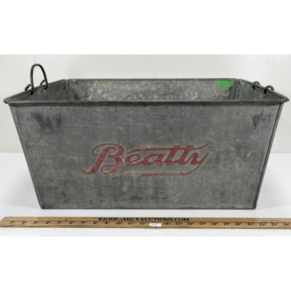BEATTY GALVANIZED WASH TUB