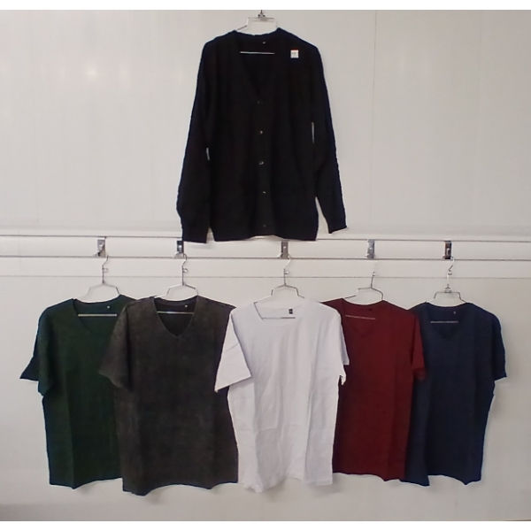 LOT OF 6 - ALLDAY MEN'S LARGE SHIRTS