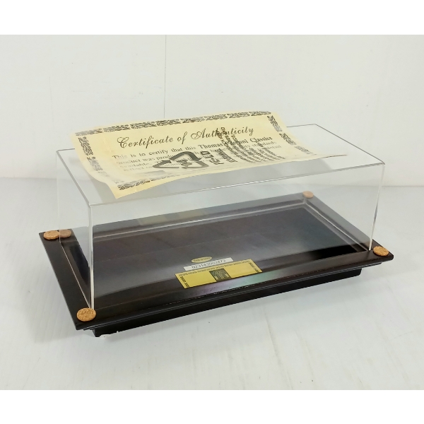 THOMAS PACCONI CLASSICS CHERRY WOOD CAR DISPLAY - AS NEW