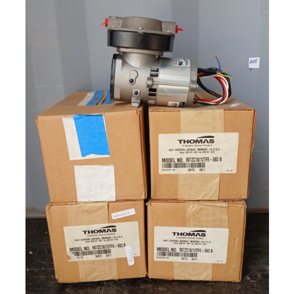 LOT OF 4 - THOMAS COMPRESSOR MOTORS