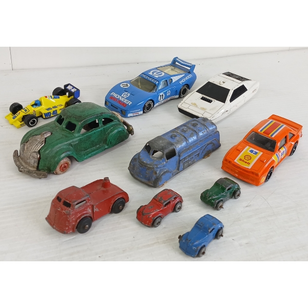 LOT OF 10 - DIECAST CARS - INCL CORGI & MATCHBOX