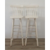 Image 4 : PAIR OF SPINDLE BACK BAR STOOLS