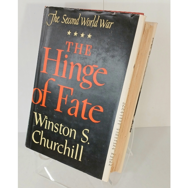 1950 "THE SECOND WORLD WAR: THE HINGE OF FATE" BY WINSTON S. CHURCHILL - HARDCOVER BOOK