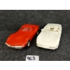 Image 2 : LOT OF 2 - ERTL AMT MODELS - INCL 1970 CHEVROLET CORVETTE LT-1 & 1991 CORVETTE CONVERTIBLE