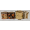 Image 4 : LOT OF 4 - MISC TOBACCO TINS - INCL CARTER HALL & PICOBAC, ETC.