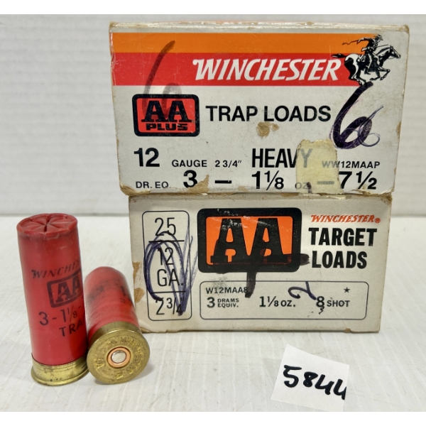 AMMO: 50X 12 GA 2-3/4 IN NO 2 & NO 6 - RELOADS 