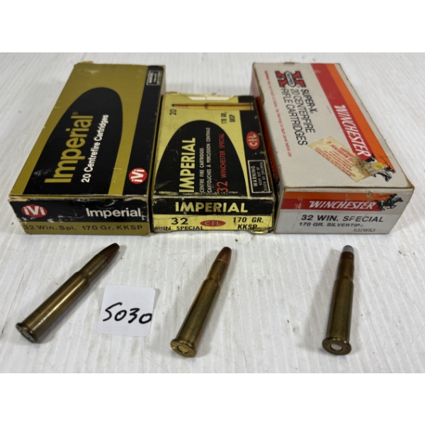 AMMO: 59 X IMPERIAL & WINCHESTER .32 SPL - 170 GR
