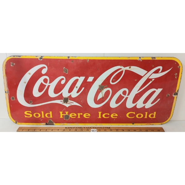 COCA-COLA SOLD HERE SSP SIGN