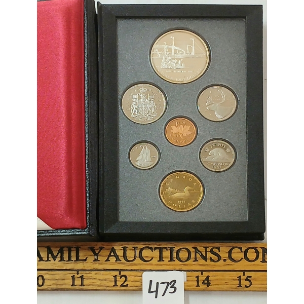 1991 RCM DOUBLE DOLLAR UNCIRCULATED PROOF SET