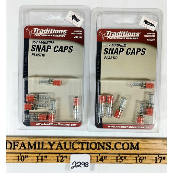 LOT OF 2 - TRADITIONS .357 MAG SNAP CAPS