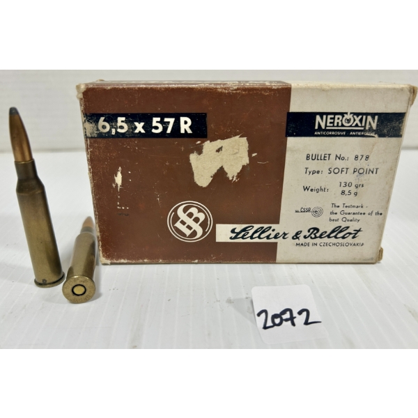 AMMO: 19X S&B 6.5X57 R - 130 GR SP