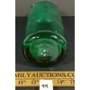 Image 5 : PURITAN BEVERAGE CO. - PARISIAN GREEN ACID-ETCHED - 26OZ SELTZER BOTTLE