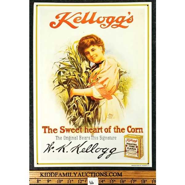 KELLOGG'S THE SWEET HEART OF THE CORN SST SIGN