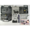 Image 1 : LOT OF 4 - HOUSEWORKS CORDLESS SCREWDRIVER, ROTO-MATIC ROTARY TOOL & DRILL BIT KITS