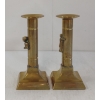 Image 4 : PAIR OF BRASS MILITARY CANDLESTICK HOLDERS