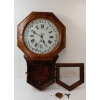 Image 2 : A. PEQUEGNAT "BRANDON" 8 DAY CALENDAR WALL CLOCK