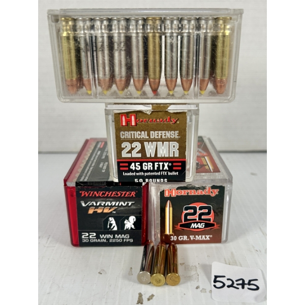AMMO: 161X MIXED .22 WMR