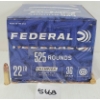 Image 1 : AMMO: APPROX 525X FEDERAL CHAMPION .22 LR - 36GR - HP