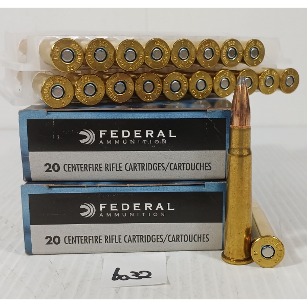 AMMO: 40X FEDERAL .303 BRIT - 180GR - SP