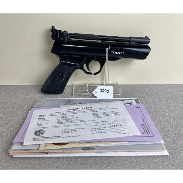 BEEMAN TEMPEST IN .177 PELLET NO PAL REQ
