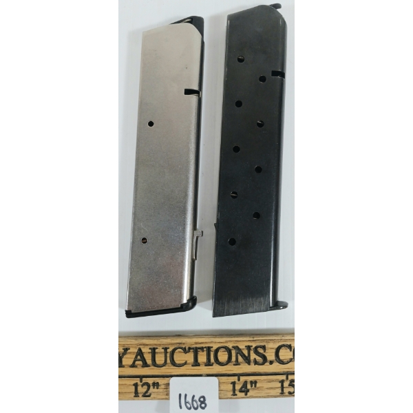 LOT OF 2 - COLT 1911 .45 ACP 10 RND MAGAZINES - PAL REQ.