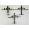 Image 6 : LOT OF 3 - THOMAS TOY PLASTIC USAF PLANE MODELS
