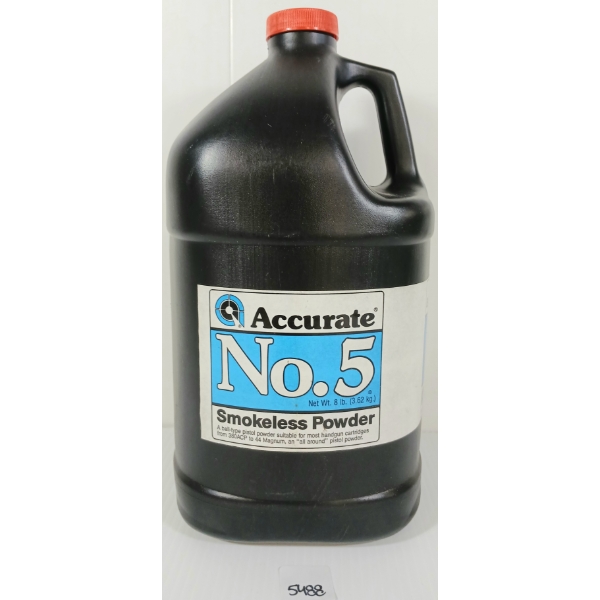 POWDER: ACCURATE NO.5 SMOKELESS POWDER - 8LBS 