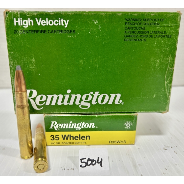 AMMO: 40X REMINGTON .35 WHELEN - 250 GR SP