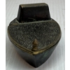 Image 7 : ENGLISH VICTORIAN BRASS (?) GREASE OR TALLOW POT W/ SPLIT SWIVEL LID