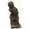 Image 4 : WOMAN PULLING ARCTIC CHAR - SIGNED - STONE
