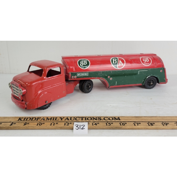1950'S MARX TIN B/A FUEL TRUCK