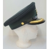Image 5 : CDN OFFICERS PEAKED CAP W/ RCA BADGE