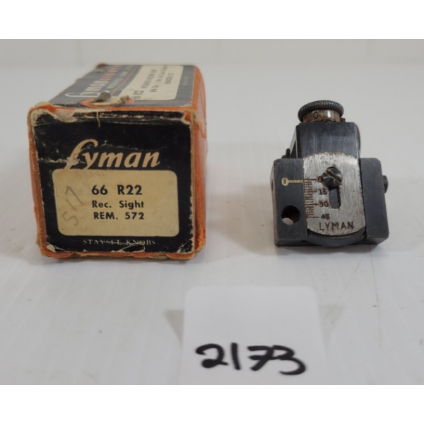 LYMAN #66 R22 RECEIVER SIGHT