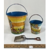 Image 3 : LOT OF 3 - TIN T. COHN INC. BUCKETS & SHOVEL