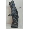 Image 3 : HUNTER W/ SPEAR - SIGNED - STONE W/ IVORY