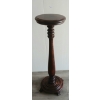 Image 5 : MAHOGANY PEDESTAL PLANT STAND