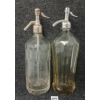Image 2 : LOT OF 2 - NEHI BOTTLING CO & ABBOT'S TASMANIA - CLEAR ACID-ETCHED - SYPHON & SELTZER BOTTLE