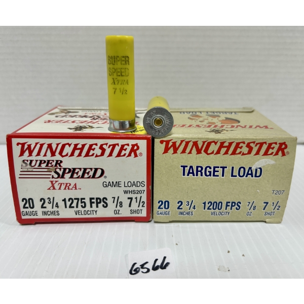 AMMO: 50X WINCHESTER 20 GA 2-3/4 IN - #7.5