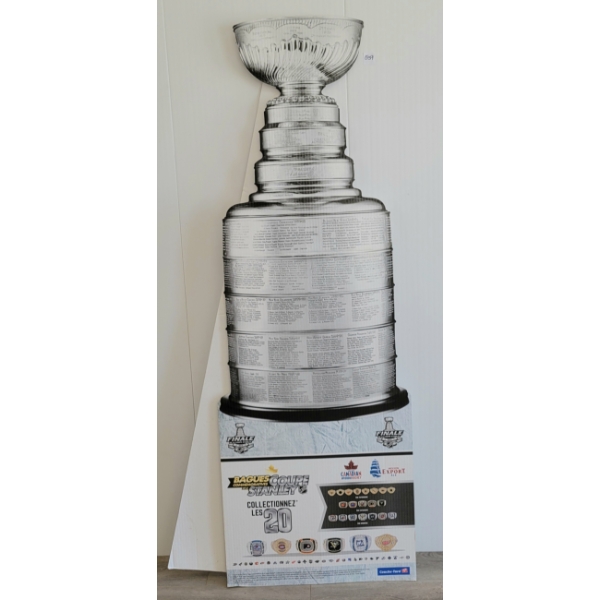 2016 STANLEY CUP COLLECTIBLE RINGS CARDBOARD STANDEE