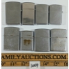 Image 2 : LOT OF 8 - SILVER TONE LIGHTERS - INCL DUNDEE, HAV-A-LITER, ZIPPO, ETC